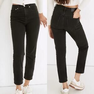 Madewell Classic Straight Jean in Lunar Wash Wise 28 High Rise Grunge Minimalist
